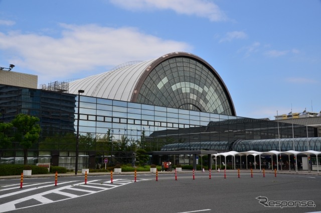 大阪モーターサイクルショー2021の会場に予定されていたインテックス大阪
