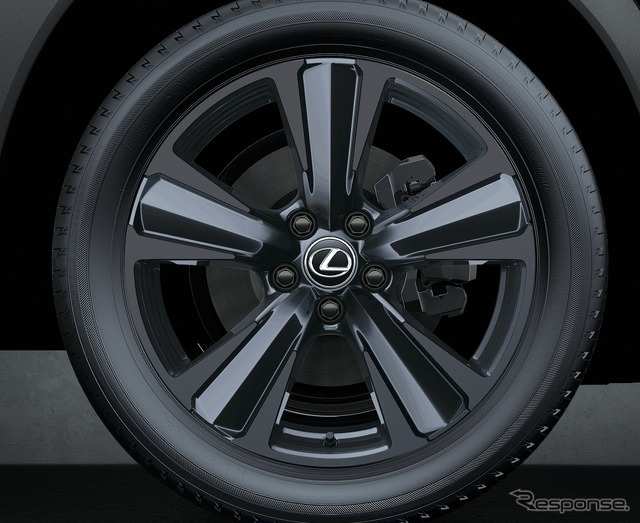 225/50RF18 95Vランフラットタイヤ&18×7Jアルミホイール(特別仕様車専用ブラック塗装+ブラックナット)