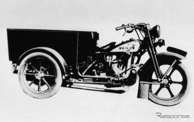 初の三輪自動車「ダイハツ号」（HA型）