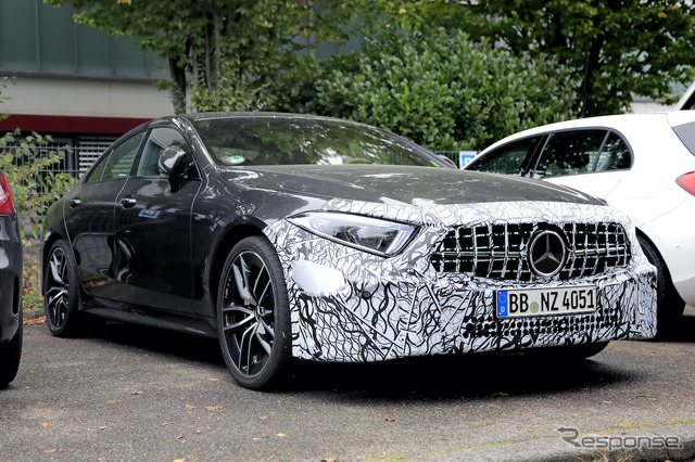 メルセデス AMG CLS53 改良新型プロトタイプ(スクープ写真)