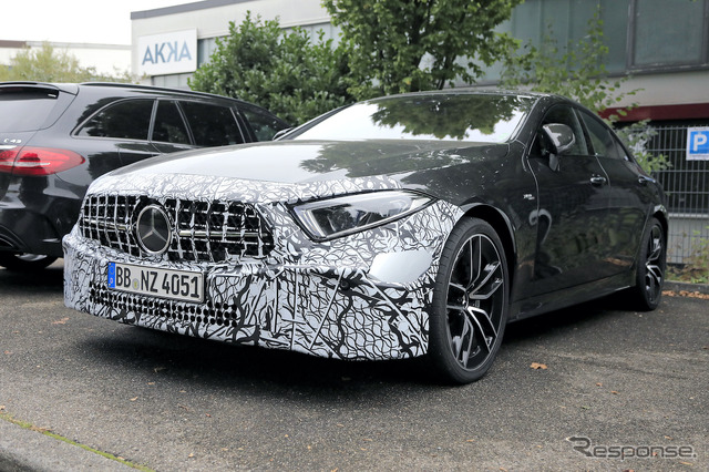 メルセデス AMG CLS53 改良新型プロトタイプ(スクープ写真)