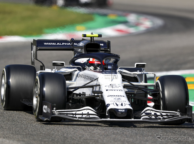 今季F1第8戦イタリアGPで優勝したP.ガスリー(アルファタウリ・ホンダ)。