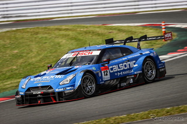 GT500クラス予選2番手の#12 カルソニック IMPUL GT-R