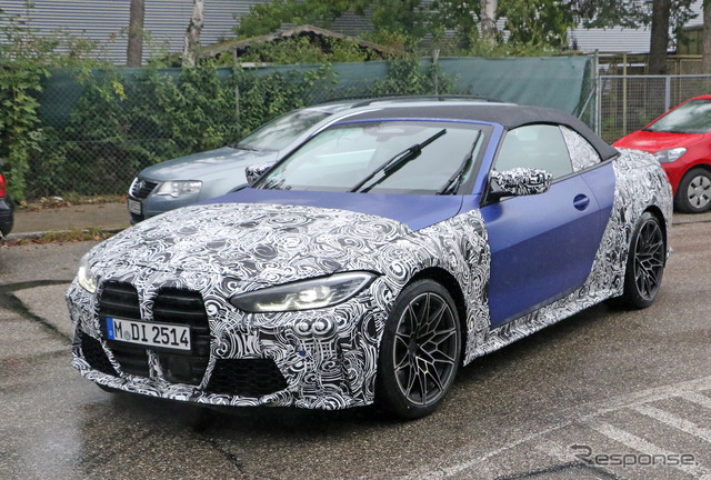 BMW M4カブリオレ 新型プロトタイプ(スクープ写真)