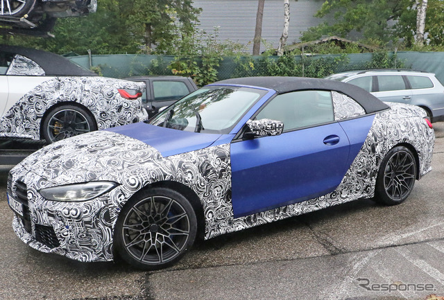BMW M4カブリオレ 新型プロトタイプ(スクープ写真)
