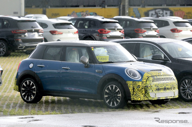 MINI クーパーSE 改良新型プロトタイプ(スクープ写真)