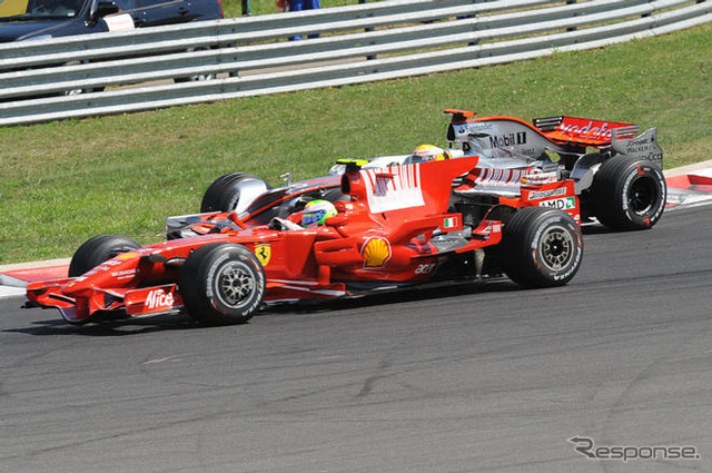 【F1ハンガリーGP】決勝…残り2周で、えっ!! なに？