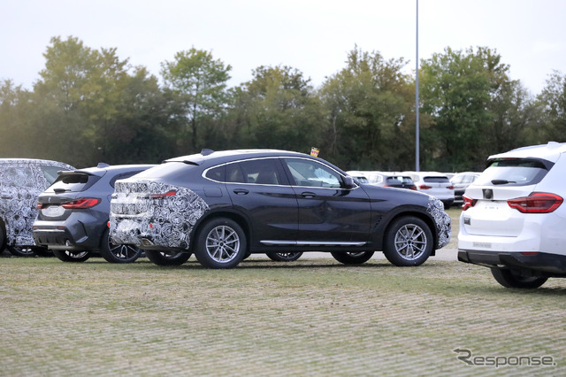 BMW X4 M40i 改良新型プロトタイプ(スクープ写真)