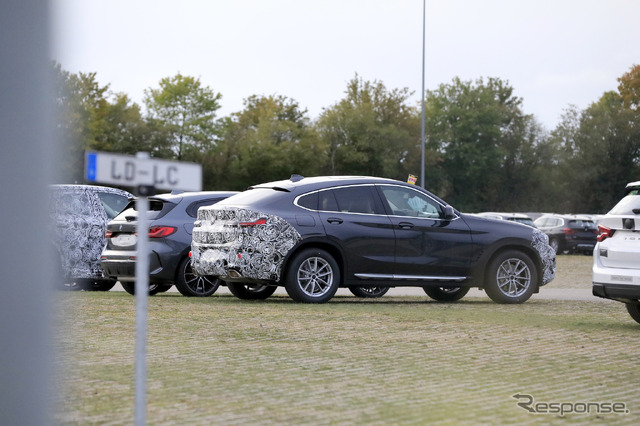 BMW X4 M40i 改良新型プロトタイプ（スクープ写真）