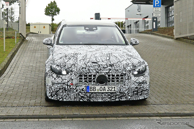 メルセデスAMG C63 次期型プロトタイプ(スクープ写真)