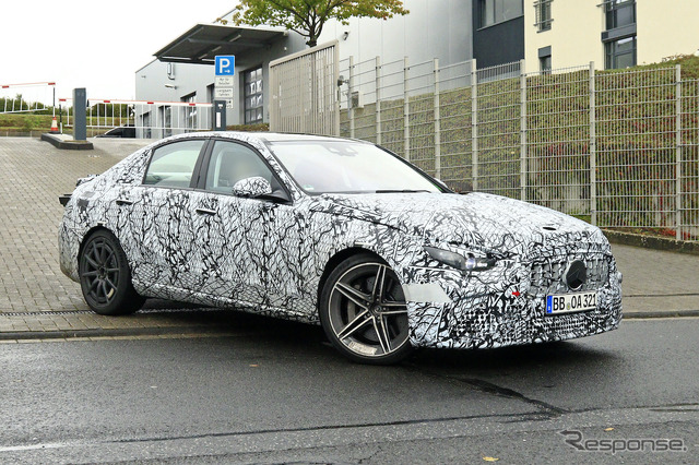 メルセデスAMG C63 次期型プロトタイプ(スクープ写真)