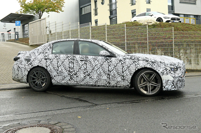 メルセデスAMG C63 次期型プロトタイプ(スクープ写真)