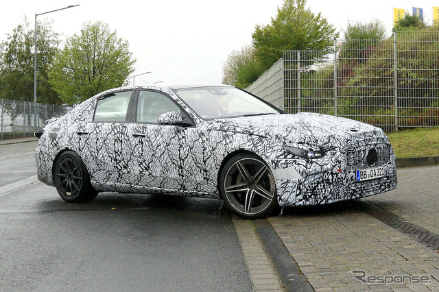 メルセデスAMG C63 次期型プロトタイプ(スクープ写真)