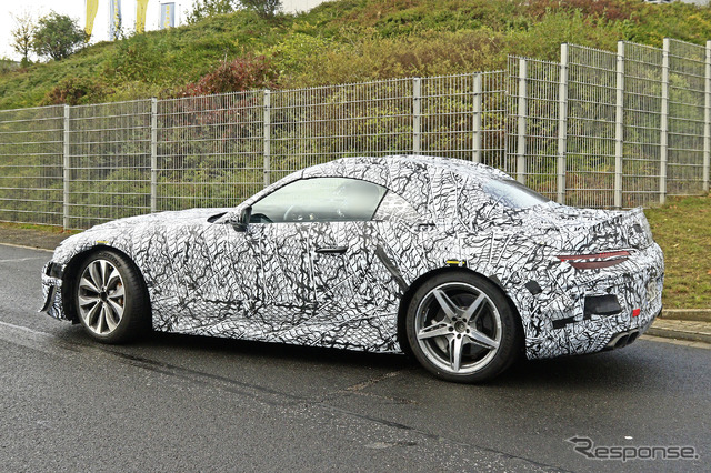 メルセデスAMG SL63 次期型プロトタイプ(スクープ写真)