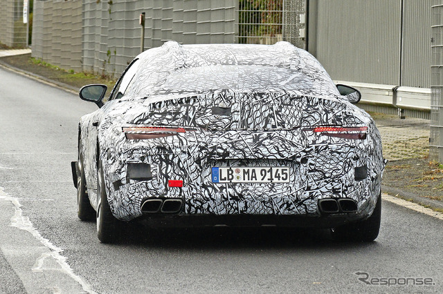 メルセデスAMG SL63 次期型プロトタイプ(スクープ写真)