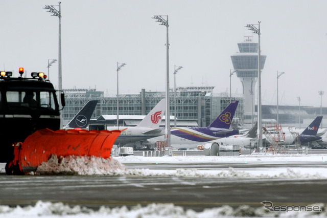 ミュンヘン空港（2019年1月10日）