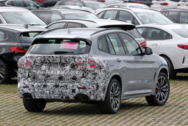 BMW X3 M40i 改良新型プロトタイプ(スクープ写真)