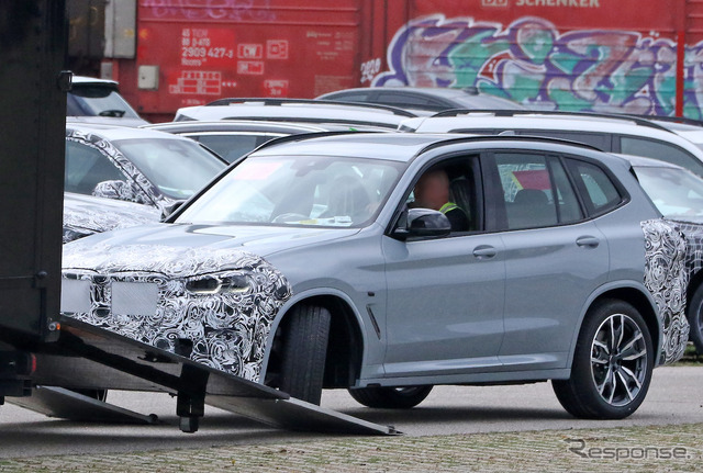 BMW X3 M40i 改良新型プロトタイプ(スクープ写真)