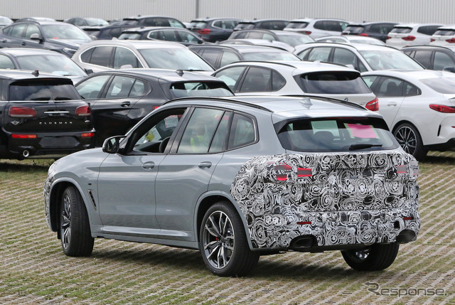 BMW X3 M40i 改良新型プロトタイプ(スクープ写真)