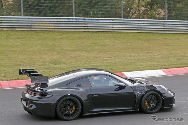 ポルシェ 911 GT3 RS 次期型プロトタイプ(スクープ写真)