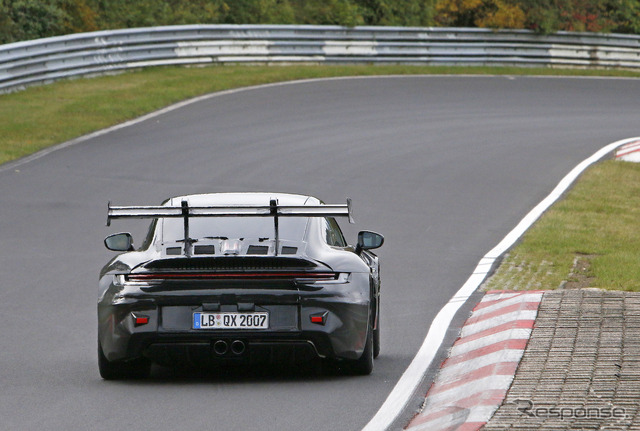 ポルシェ 911 GT3 RS 次期型プロトタイプ（スクープ写真）