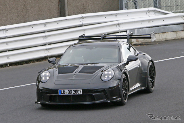 ポルシェ 911 GT3 RS 次期型プロトタイプ（スクープ写真）