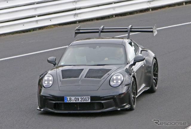 ポルシェ 911 GT3 RS 次期型プロトタイプ（スクープ写真）