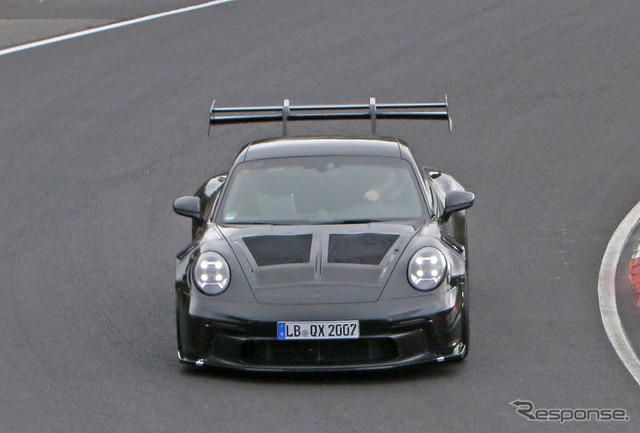 ポルシェ 911 GT3 RS 次期型プロトタイプ(スクープ写真)