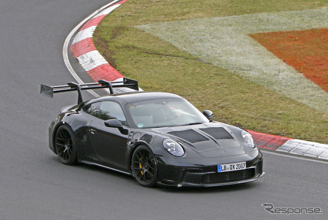 ポルシェ 911 GT3 RS 次期型プロトタイプ(スクープ写真)