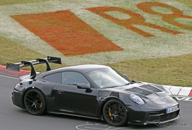 ポルシェ 911 GT3 RS 次期型プロトタイプ（スクープ写真）