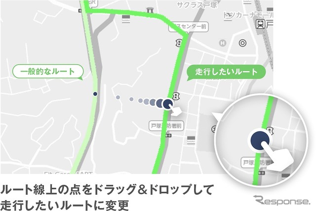 ドライブコース作成機能