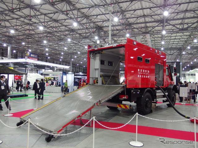 東京消防庁、高機動救助車(危機管理産業展2020)