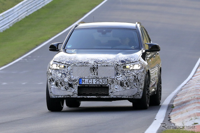 BMW X3M 改良新型プロトタイプ(スクープ写真)