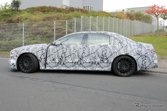 メルセデスAMG S63e プロトタイプ(スクープ写真)