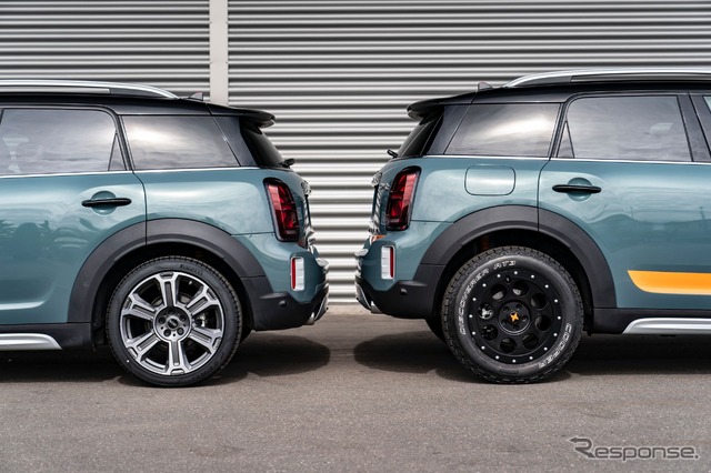 MINI カントリーマン(MINI クロスオーバー )の「Powered by X-raid」パッケージ(右)
