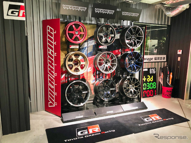 GR Garage 福岡空港にてRAYSフェアが初開催!VOLK RACINGの最新モデルが大集合
