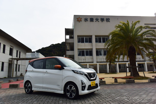 山口・吉見の水産大学校にて。