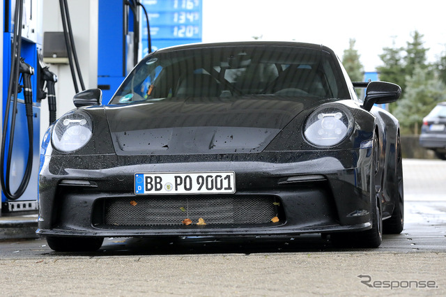 ポルシェ 911 GT3 次期型プロトタイプ　（スクープ写真）