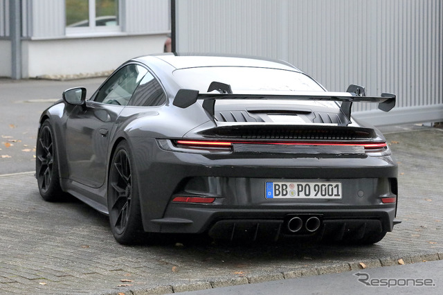 ポルシェ 911 GT3 次期型プロトタイプ (スクープ写真)