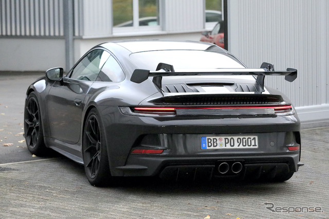 ポルシェ 911 GT3 次期型プロトタイプ (スクープ写真)