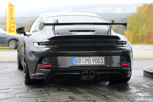 ポルシェ 911 GT3 次期型プロトタイプ　（スクープ写真）