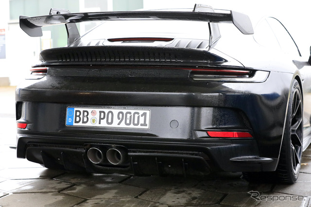 ポルシェ 911 GT3 次期型プロトタイプ (スクープ写真)