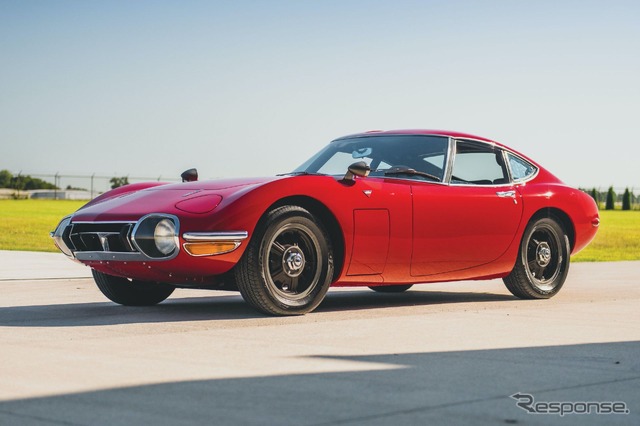 トヨタ 2000GT、90万ドル超で落札…希少な左ハンドル車 1枚目の