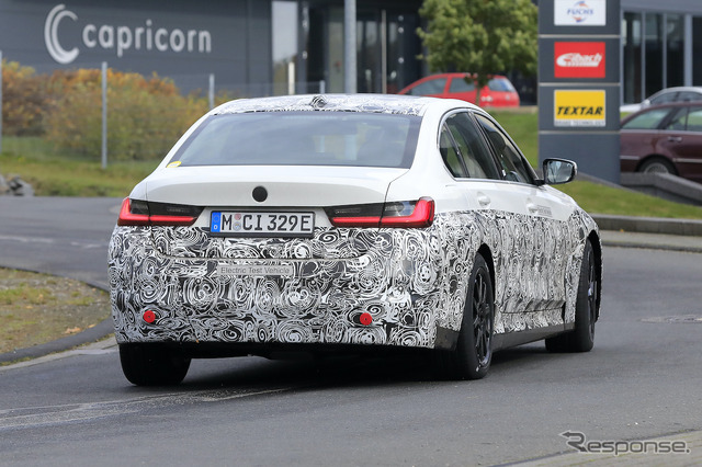 BMW 3シリーズEV(仮)市販型プロトタイプ(スクープ写真)