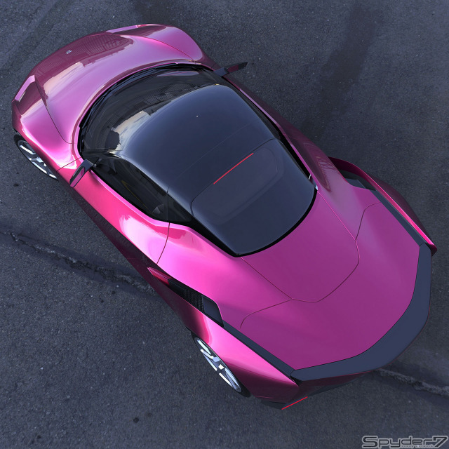 ホンダ NSX 次期型 予想CG