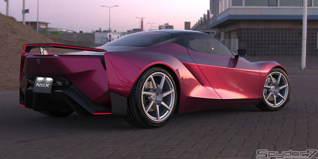 ホンダ NSX 次期型 予想CG