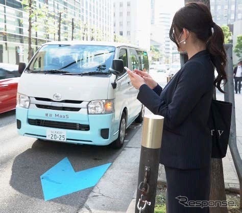 乗車ポイントへ配車。