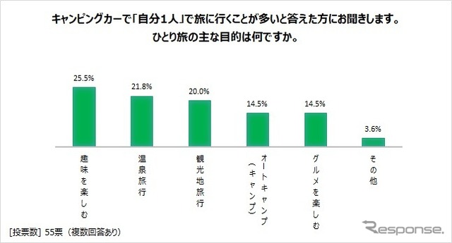 1人旅の主な目的