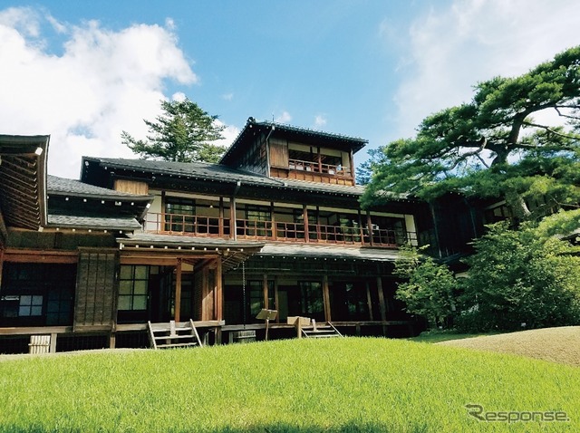 日光西町グリーンスローモビリティ:日光田母沢御用邸記念公園
