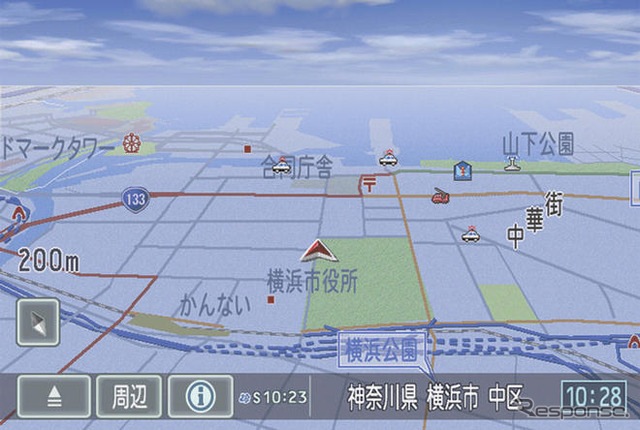 【カーナビガイド '08夏】パイオニア エアーナビ…スマートループ対応のコンパクトナビを画像で